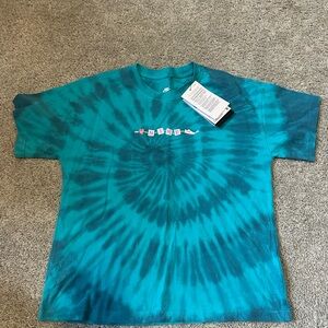 Nike Kids Blue Tie-Dye T-Shirt